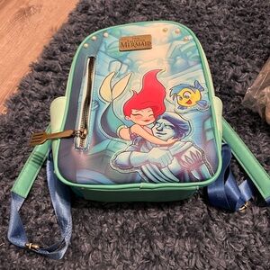 Loungefly Disney Little Mermaid Backpack - Blue and Green